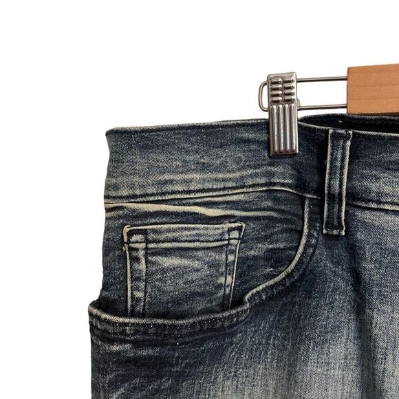 Syndicate LA Tidal Tailored Denim Slim Tapered Jeans Size 34 NWT - Picture 3 of 6